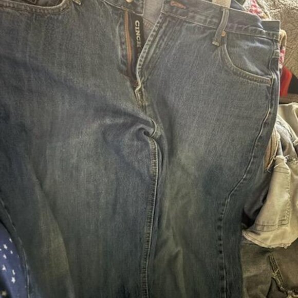 Cinch black label mens work jeans Rodeo Cowboy Western - Picture 2 of 6